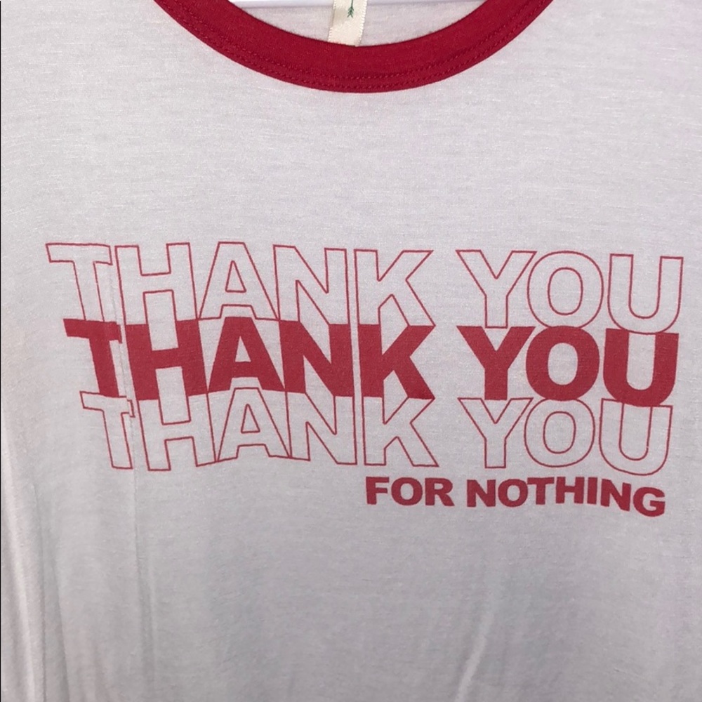 Thank you shirt